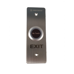 Bezdotykové tlačítko Exit z nerezové oceli tenké