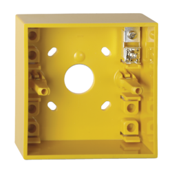Žlutá  montážní krabička pro DMN
