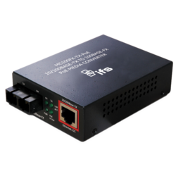 1-Port  10/100Base-Tx IEEE802.3af Copper + 1-Port  100Base-FX (2Km) Multi-Mode Fiber Unmanaged Media Converter (SC connector) (1x 15,4W PoE Budget)  (0~50℃) - Power 48V DC - Stand-alone - 1