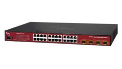 24 PORT MANAGED SWITCH WITH 4 SFP PORTS
