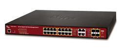 16-Port 10/100/1000Base-Tx  IEEE802.3af/at/POE Ultra Copper Ports + 2-Ports 100/1000 SFP Managed Switch 
(0~50℃)