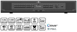 TruVision NVR 22, H.265, 16 channel IP, 16 channel PoE,