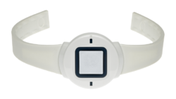 Osobní tísňové tlačítko 433MHz-63bit (závěsné a náramkové hodinky), bílé - 2
